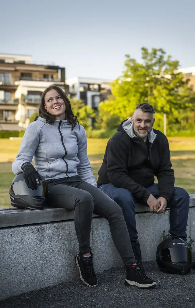 Bullfighter Viking Kevlar MC-Hoodie Svart 