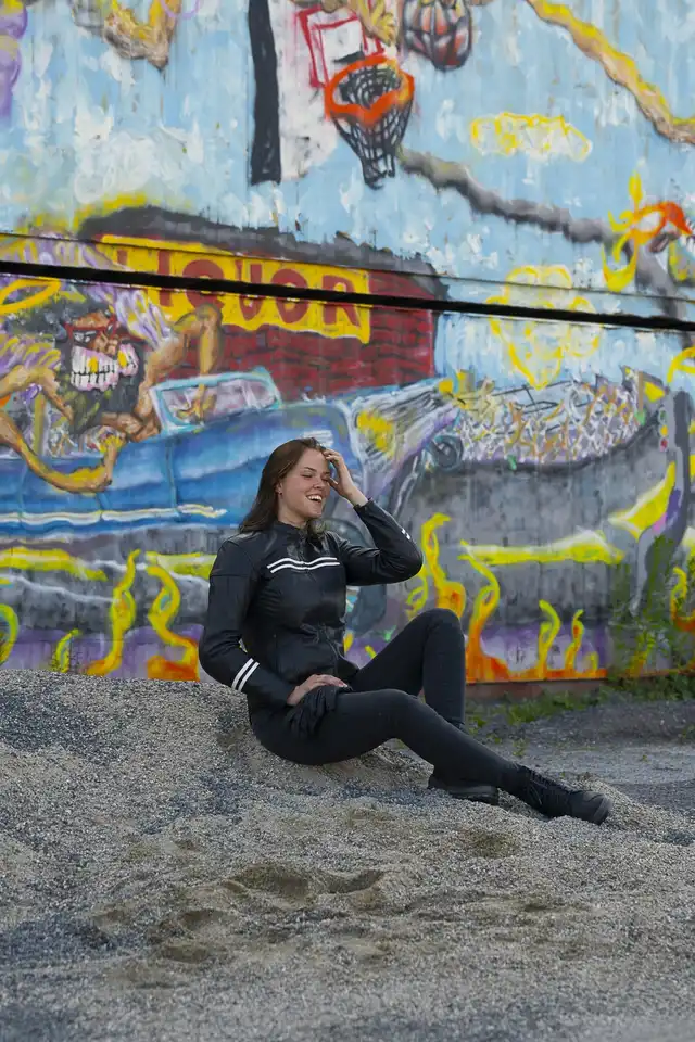 Sweep Union Dame Skinnjakke Svart 