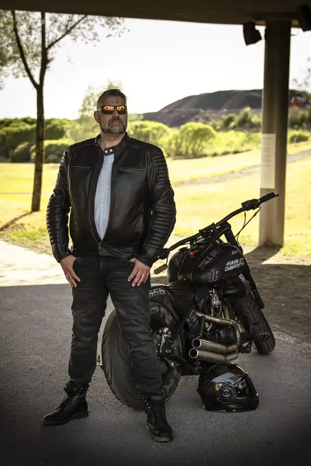 Bullfighter Café Cruiser Skinnjakke Svart 