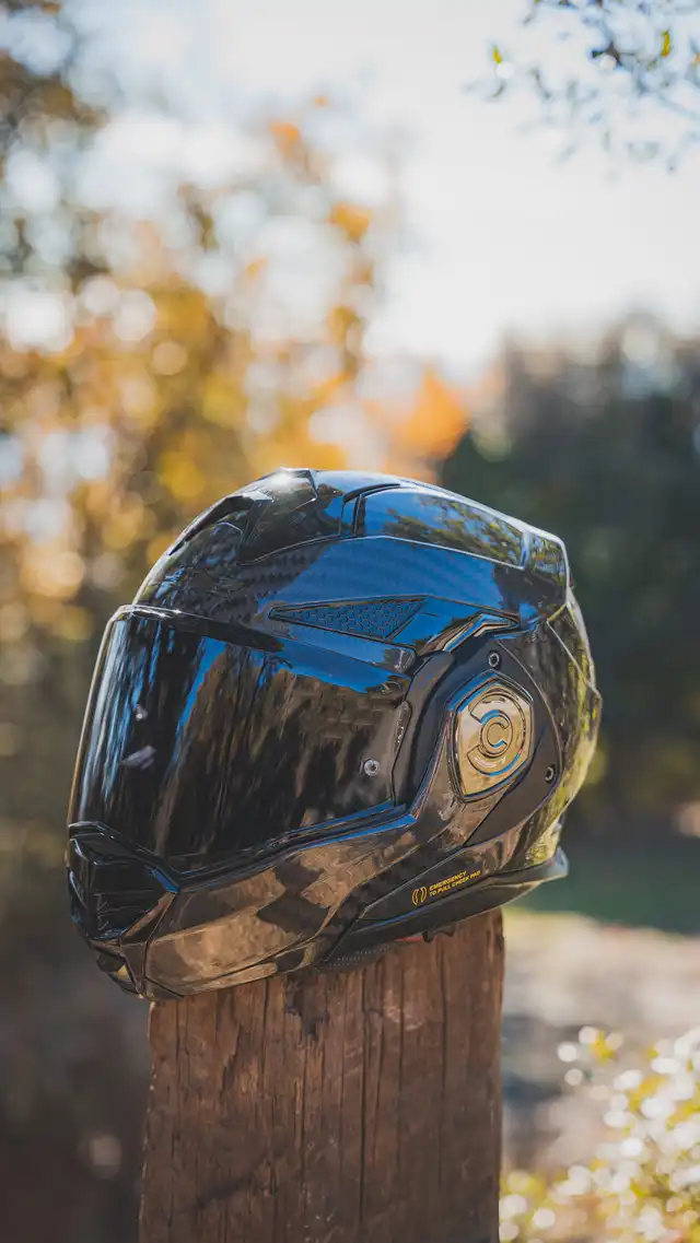 LS2 Åpningshjelm FF901 Advant X Gloss Carbon 