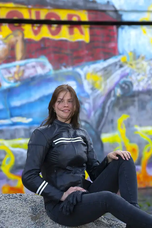 Sweep Union Dame Skinnjakke Svart 