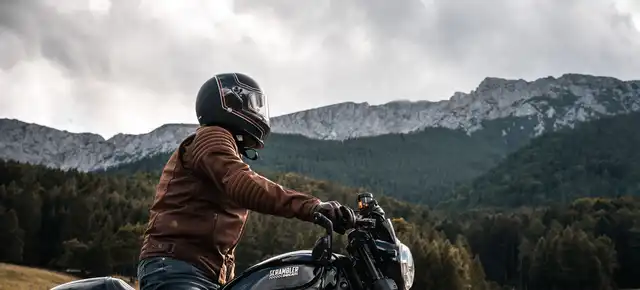 Richa Charleston Skinnjakke Mahogny Brun 