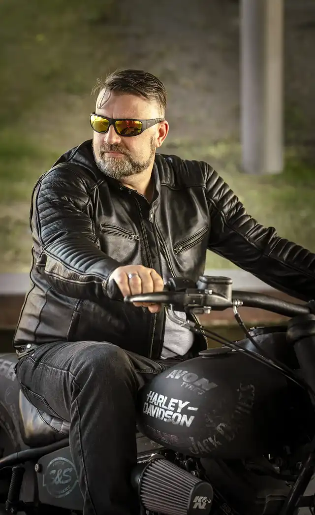 Bullfighter Café Cruiser Skinnjakke Svart 