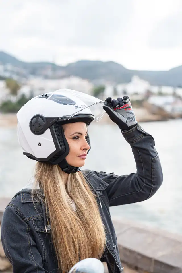 LS2 Halvhjelm OF616 Airflow II Hvit 