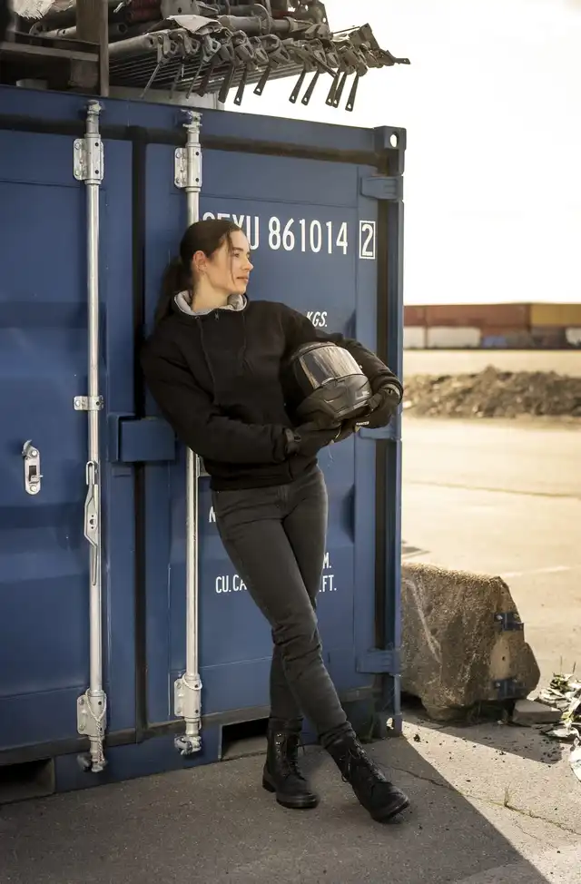 Richa Nora 2 Skinny Kevlar MC-Jeans Svart Lengde: 32 