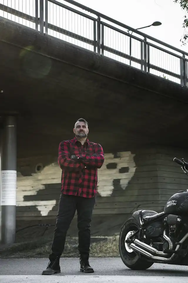 Bullfighter Cobra Kevlar MC-Jeans Mørkegrå Lengde:32 