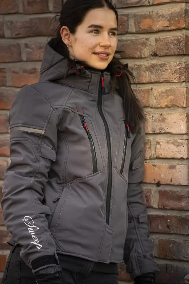 Sweep Flawless Softshell MC-Jakke Grå 