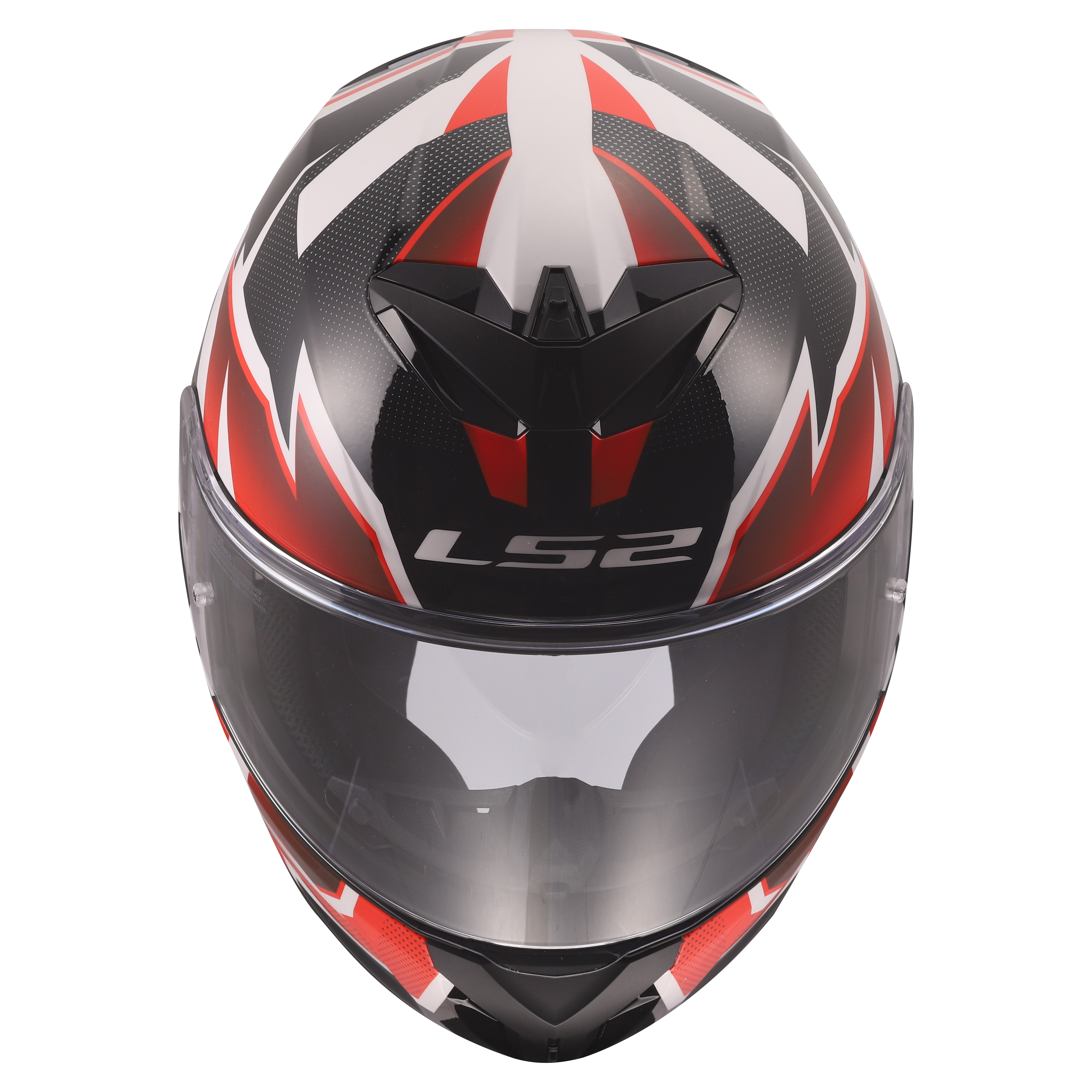 LS2 MC-Hjelm FF820 Rapid III Xtrem Hvit Svart Rød XL 