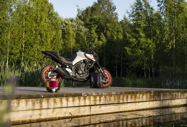 LS2 MC-Hjelm FF800 Storm II Racer Svart/Oransje 