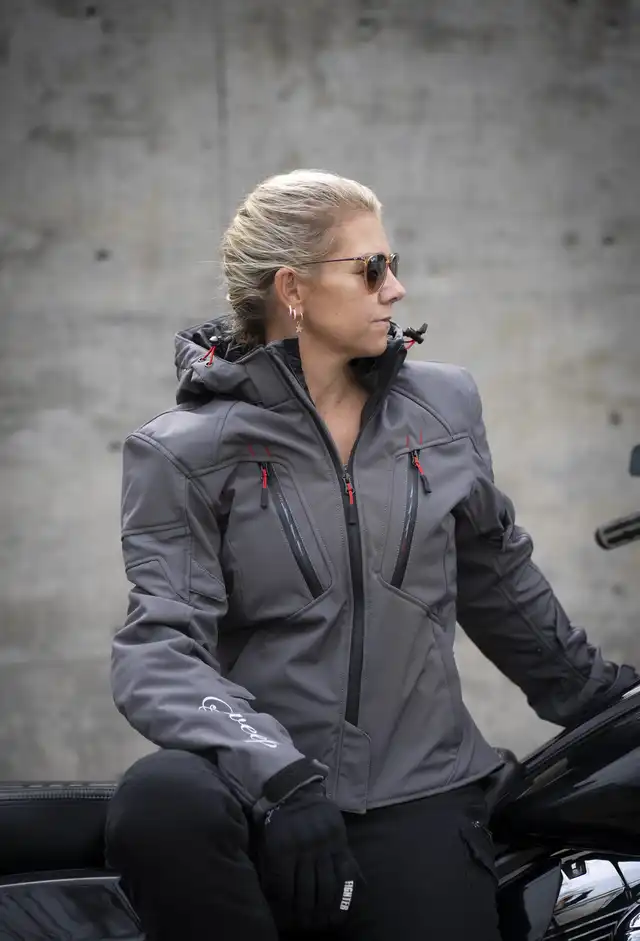 Sweep Flawless Softshell MC-Jakke Grå 