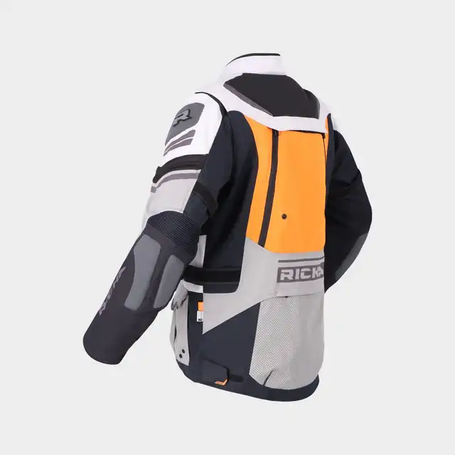 Richa Infinity 2 Adventure MC-Jakke Grå/Oransje 