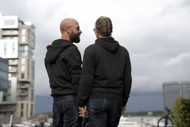 Bullfighter Viking Kevlar MC-Hoodie Svart 