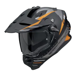 Scorpion ADF-9000 AIR FEAT Svart/Sølv/Oransje