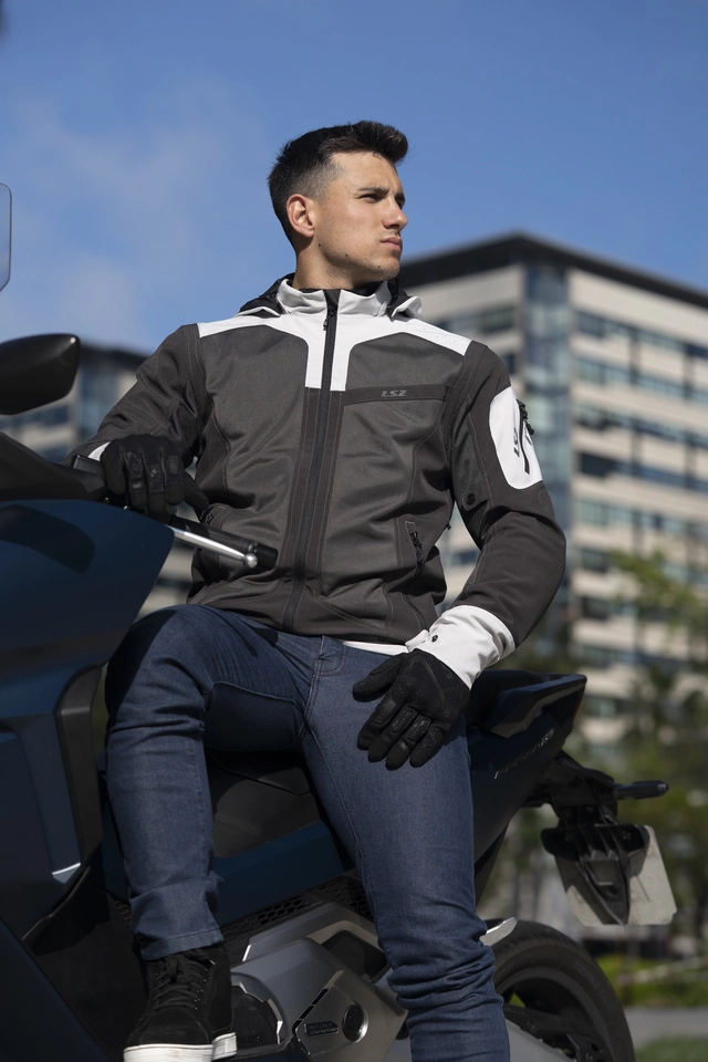 LS2 MC-Jakke Bolton AIr Grønn/Grå 