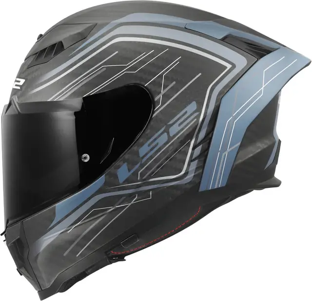 LS2 MC-Hjelm FF807 Dragon Subic Blå/Petrol 