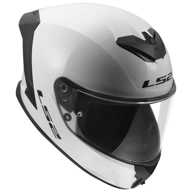 LS2 MC-Hjelm FF820 Rapid III Gloss Hvit 2XL 