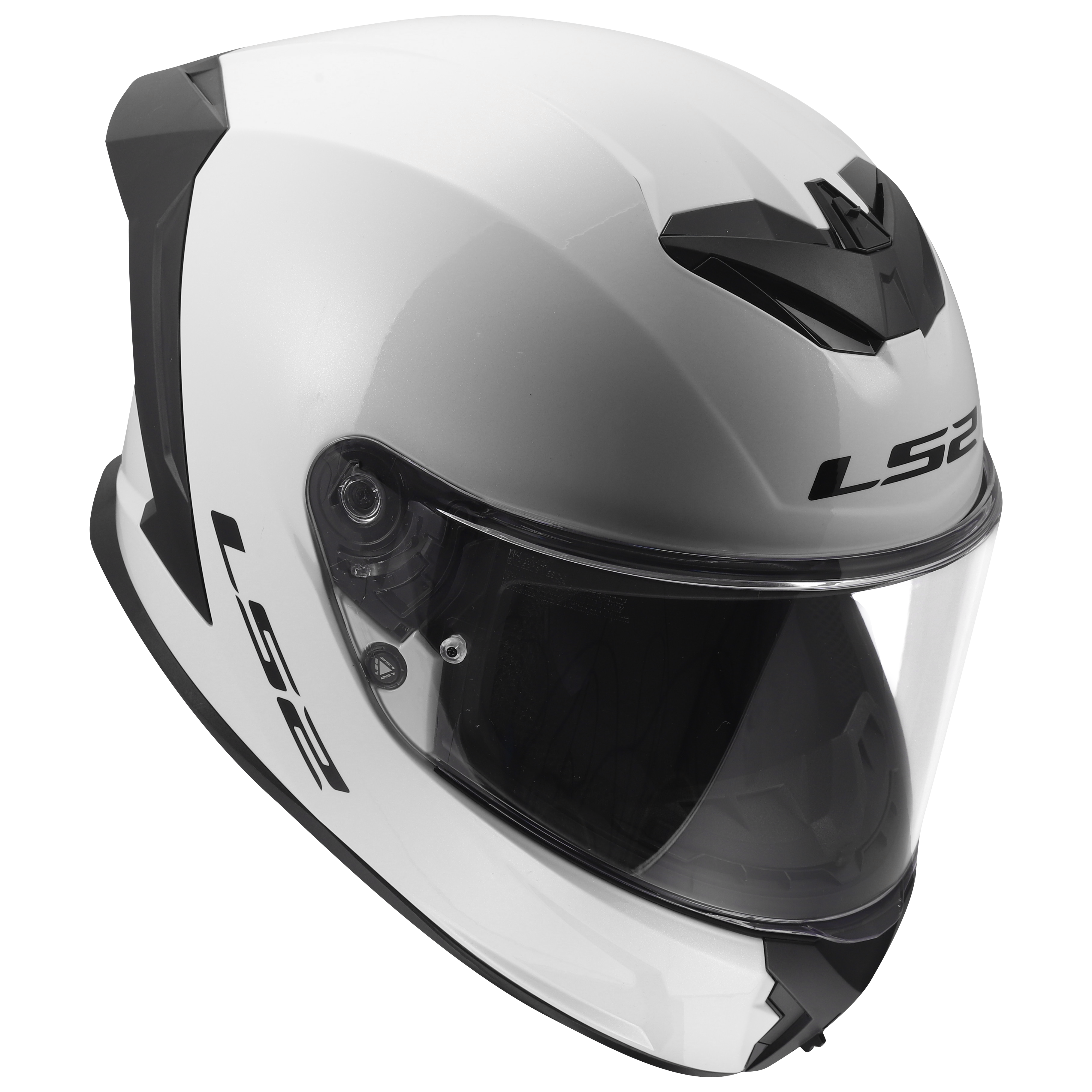 LS2 MC-Hjelm FF820 Rapid III Gloss Hvit 