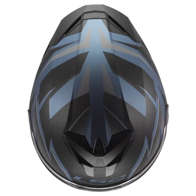 LS2 MC-Hjelm FF820 Rapid III Xtrem Blå Petrol 