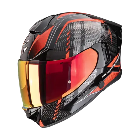 Scorpion EXO-530 AIR THERAS Svart/Rød