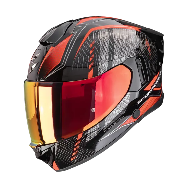 Scorpion EXO-530 AIR THERAS Svart/Rød 