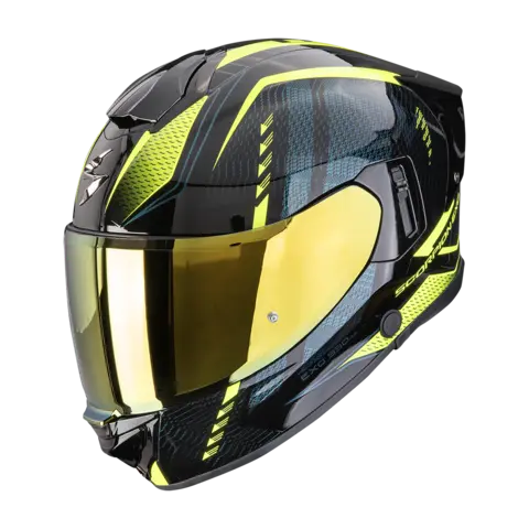 Scorpion EXO-530 AIR THERAS Svart Neongul