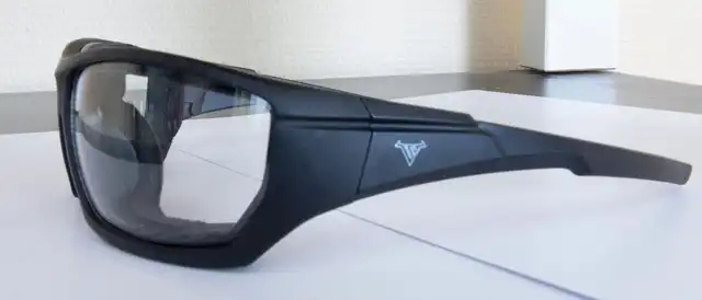 Bullfighter Solbrille Svart Ramme / Klart Glass 