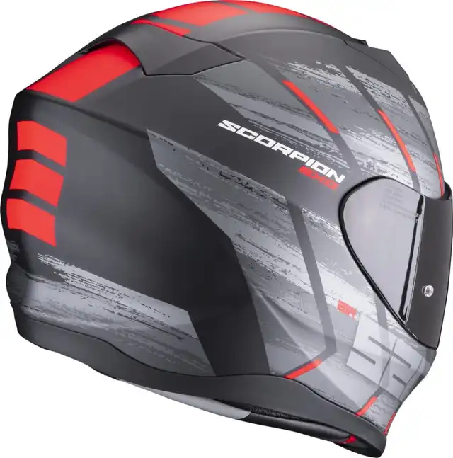 Scorpion MC-Hjelm EXO-520 Air MAHA Svart/Rød 