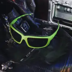 Bullfighter Solbrille Grønn Ramme / Svart Glass