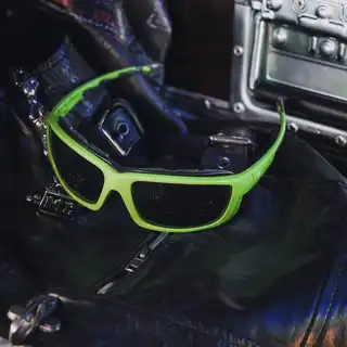 Bullfighter Solbrille Grønn Ramme / Svart Glass