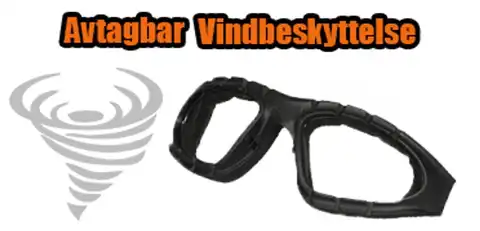 Bullfighter Solbrille Svart Ramme / Rødt Glass
