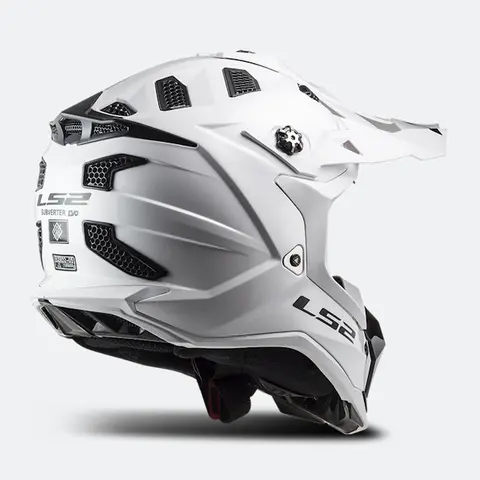 LS2 Crosshjelm MX700 Subverter Gloss Hvit L 