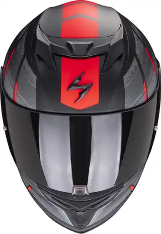 Scorpion MC-Hjelm EXO-520 Air MAHA Svart/Rød