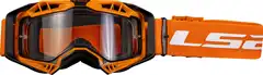 LS2 Aura Crossbriller Hi-Vis Oransje Ramme/ Klart