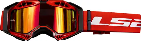 LS2 Aura Crossbriller Rød Ramme/ Rødt Glass