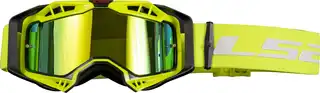 LS2 Aura Crossbriller Hi-Vis Gul Ramme/Sølv Glass