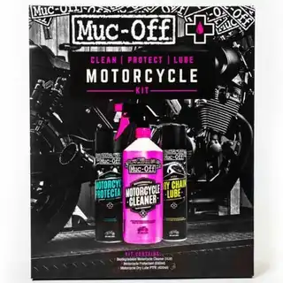 Muc-Off Clean Protect and Lube Kit De tre essensielle