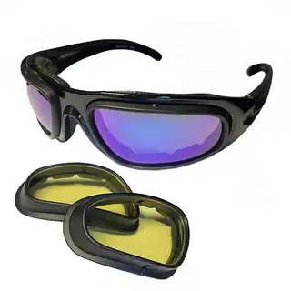 Bullfighter Solbrille Duo Blå M/Ekstra Glass