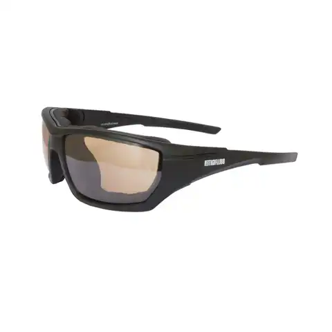 Bullfighter Solbrille Svart Ramme / Oransje Glass