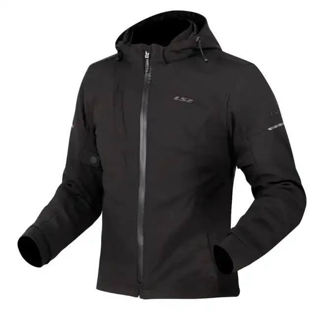 LS2 Bolton Softshell MC-Jakke Dame Svart 