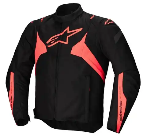 Alpinestars T-Jaws V4 MC-Jakke WP Svart/Rød