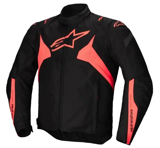 Alpinestars T-Jaws V4 MC-Jakke WP Svart/Rød 
