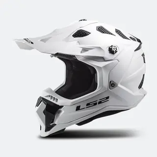 LS2 Crosshjelm MX700 Subverter Gloss Hvit