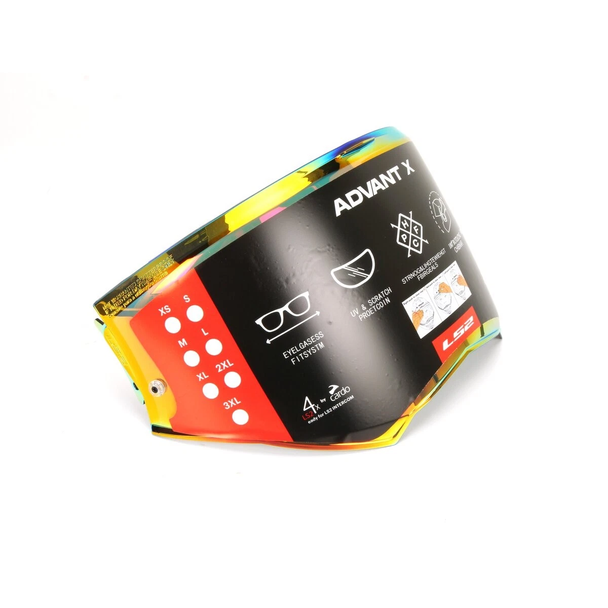 LS2 Visir FF901 Advant X Rosa Sølv/Rosa Speil 