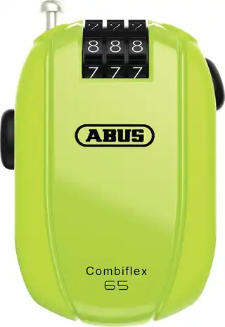 ABUS Hjelmlås Combiflex Stopover 65 Gul