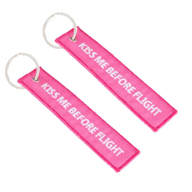 Nøkkelring Kiss Me Before Flight 