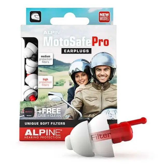 Alpine MotoSafe Pro Ørepropper Ørepropper Perfekt til MC 
