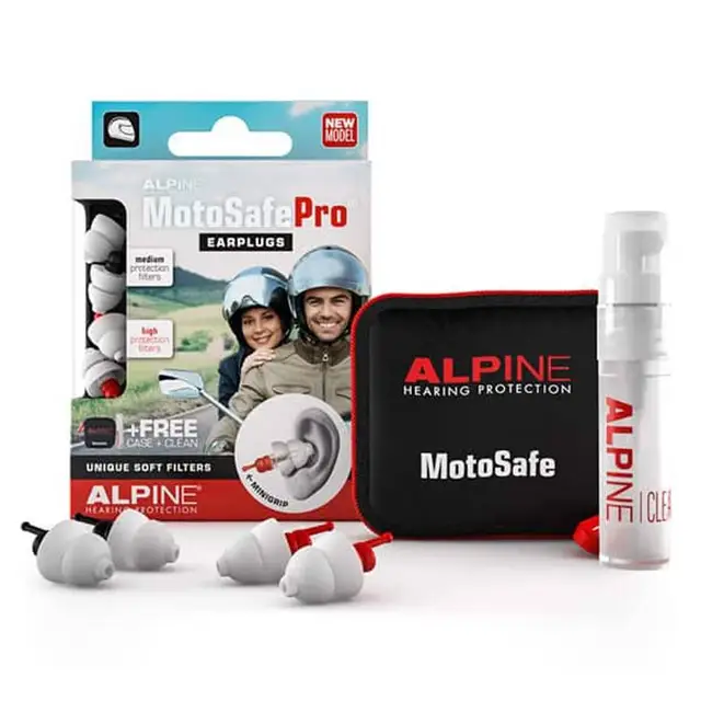 Alpine MotoSafe Pro Ørepropper Ørepropper Perfekt til MC 
