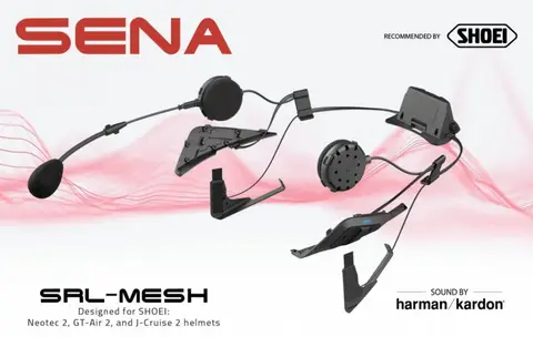 SENA SRL MESH Intercom til Shoei GT-Air 2 / Neotec 2