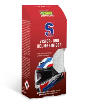 S100 Visor &amp; Helmet Cleaner - With Microfibre Cloth