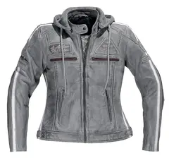 Difi Jolene Grå Skinnjakke 48